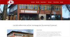 Desktop Screenshot of grundschulefuerstenau.de